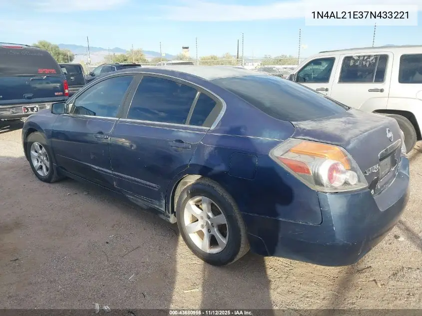1N4AL21E37N433221 2007 Nissan Altima 2.5 S