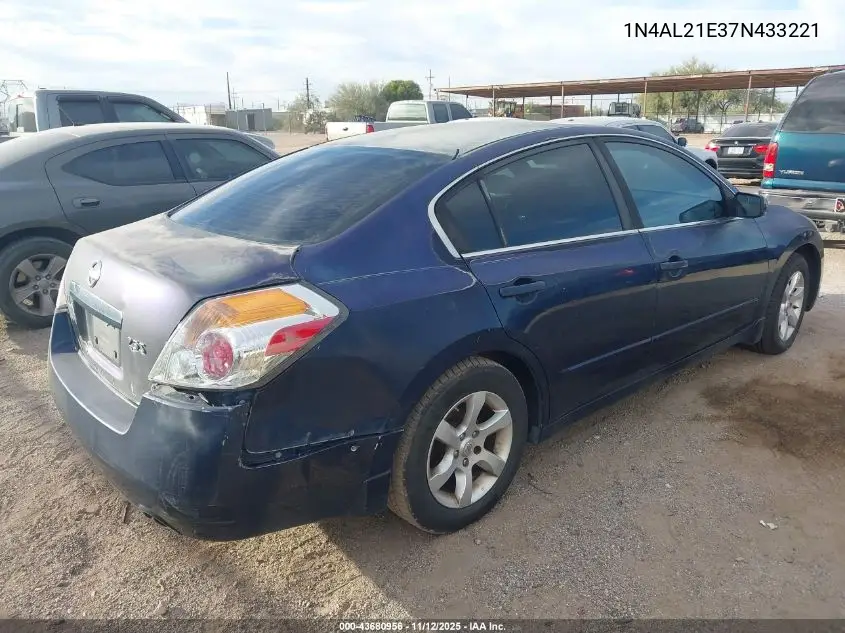 1N4AL21E37N433221 2007 Nissan Altima 2.5 S