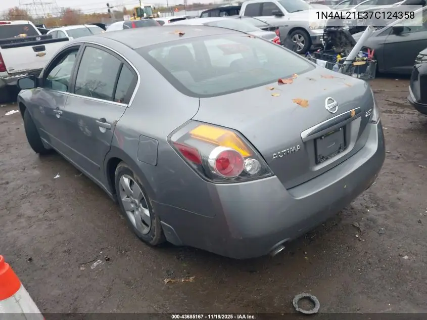 1N4AL21E37C124358 2007 Nissan Altima 2.5 S