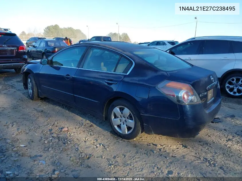 1N4AL21E27C238495 2007 Nissan Altima 2.5 S