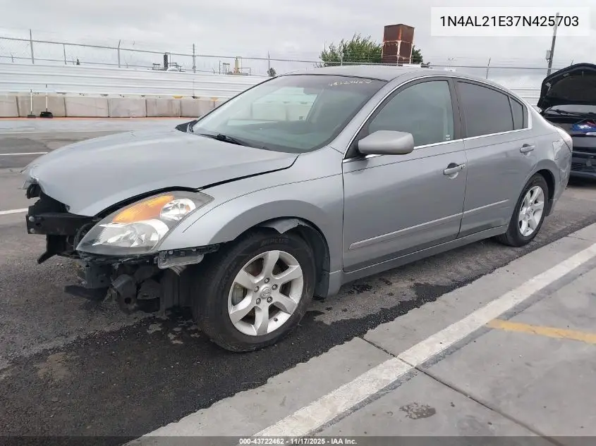 1N4AL21E37N425703 2007 Nissan Altima 2.5 S