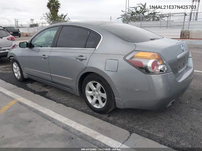 1N4AL21E37N425703 2007 Nissan Altima 2.5 S