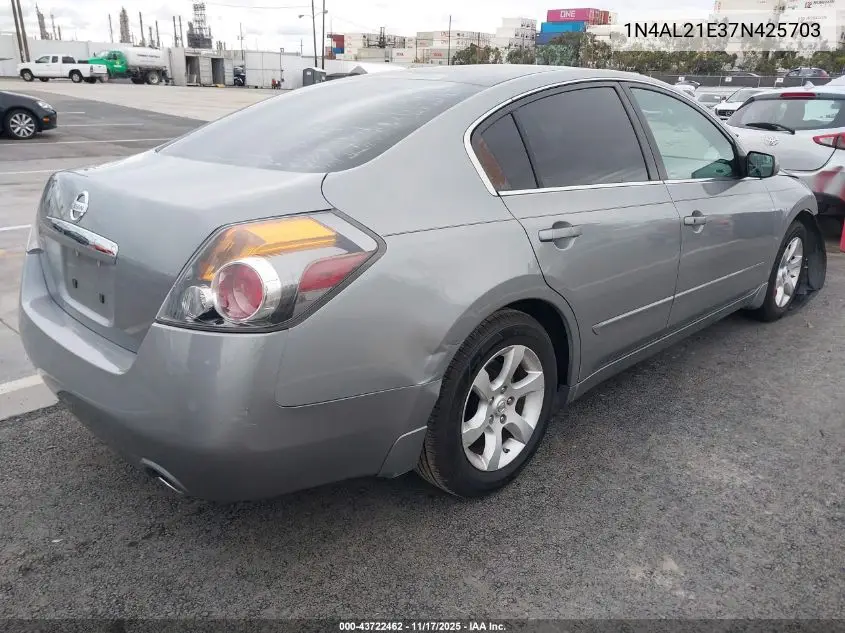 1N4AL21E37N425703 2007 Nissan Altima 2.5 S