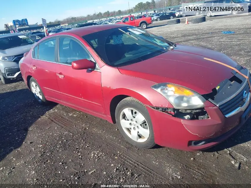 1N4AL21E47N489006 2007 Nissan Altima 2.5 S