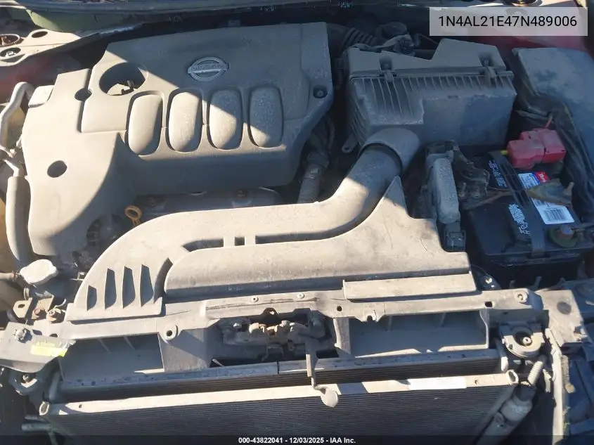 1N4AL21E47N489006 2007 Nissan Altima 2.5 S
