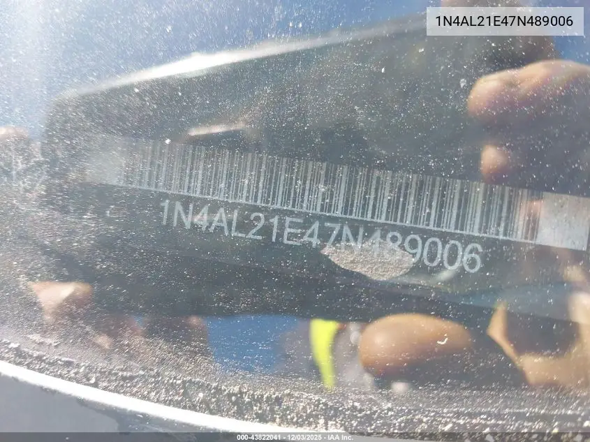 1N4AL21E47N489006 2007 Nissan Altima 2.5 S