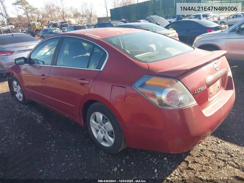 1N4AL21E47N489006 2007 Nissan Altima 2.5 S