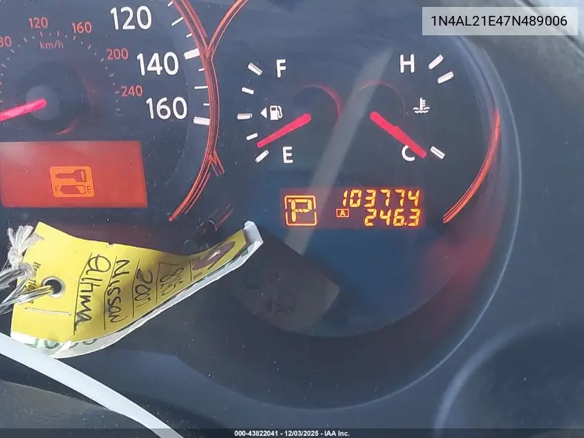 1N4AL21E47N489006 2007 Nissan Altima 2.5 S