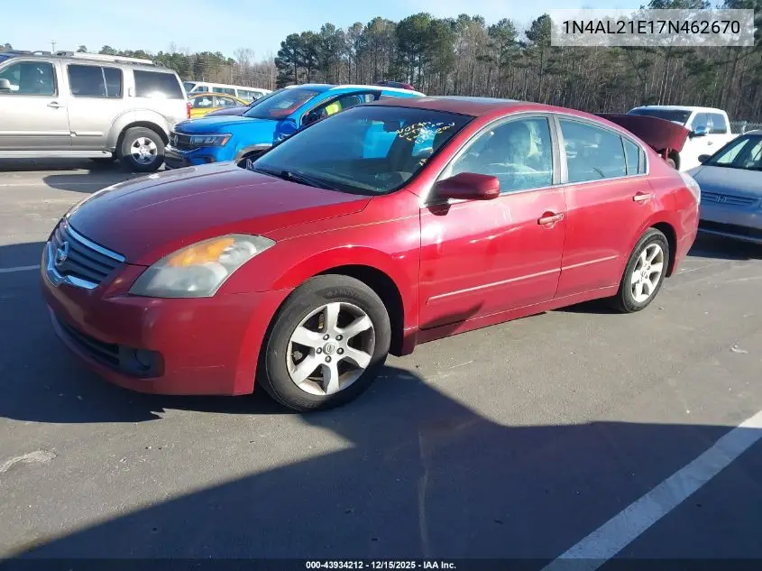1N4AL21E17N462670 2007 Nissan Altima 2.5 S