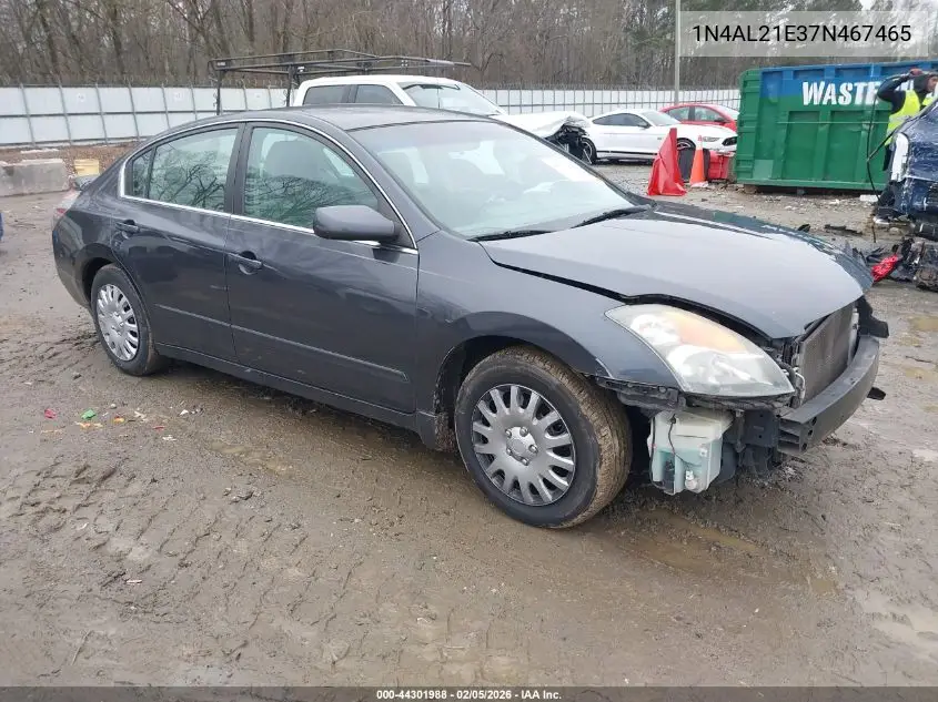 1N4AL21E37N467465 2007 Nissan Altima 2.5 S