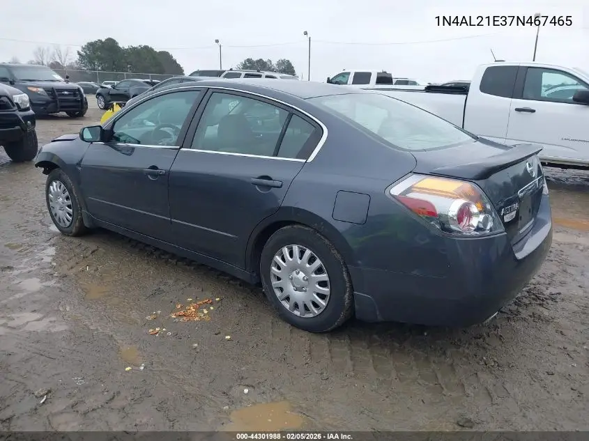 1N4AL21E37N467465 2007 Nissan Altima 2.5 S