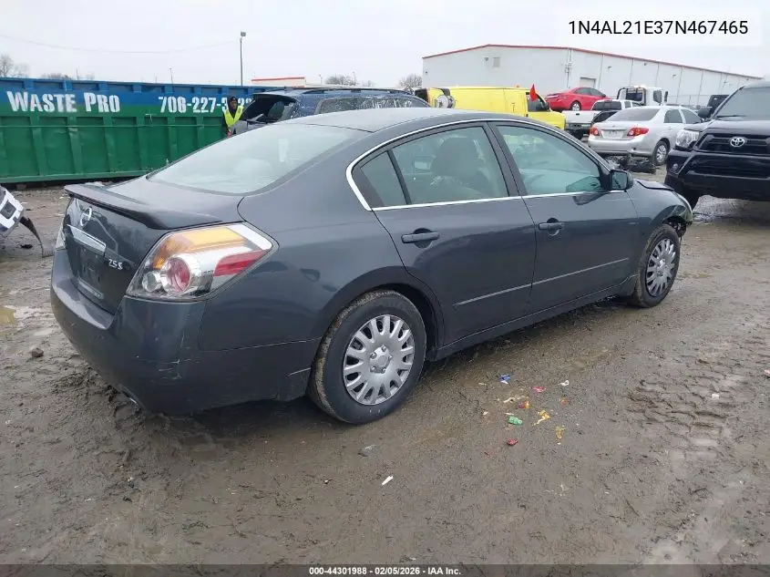 1N4AL21E37N467465 2007 Nissan Altima 2.5 S