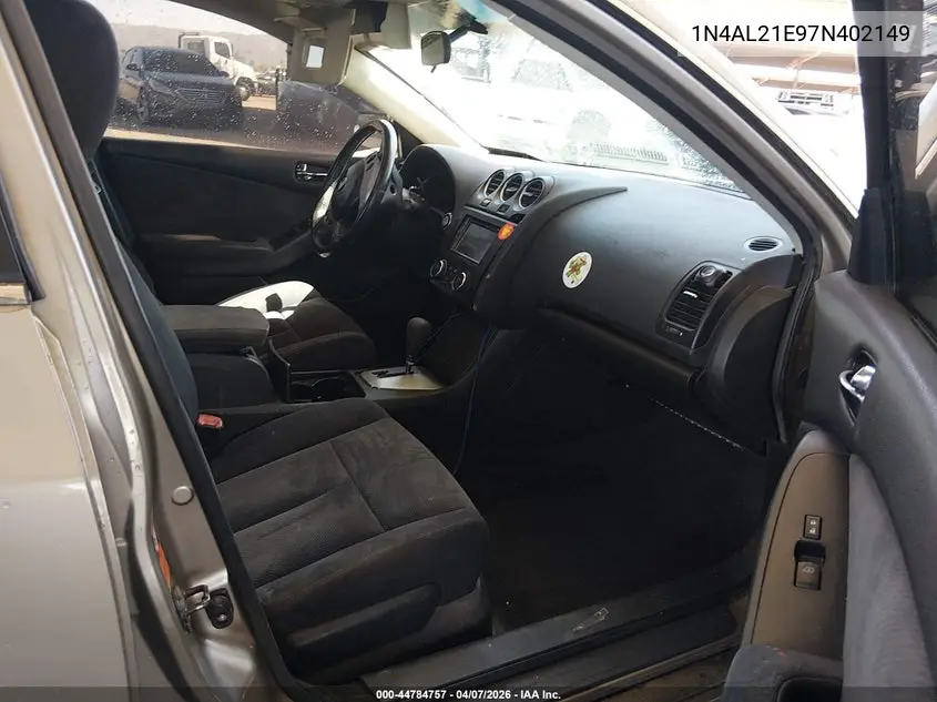 1N4AL21E97N402149 2007 Nissan Altima 2.5 S