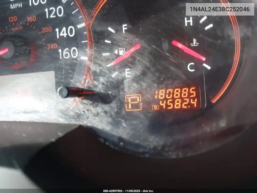 1N4AL24E38C252046 2008 Nissan Altima 2.5 S