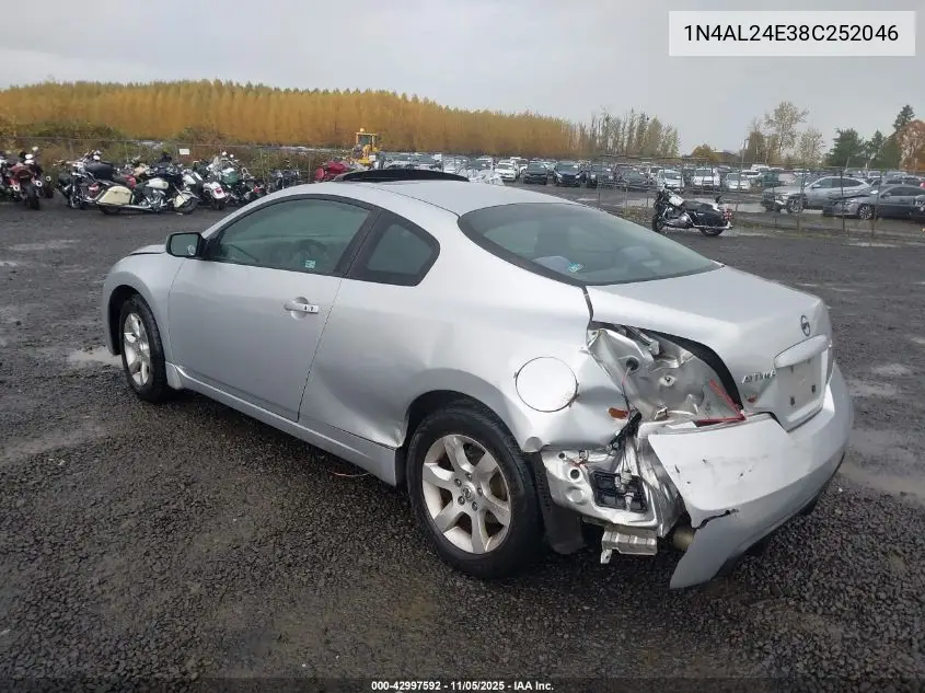 1N4AL24E38C252046 2008 Nissan Altima 2.5 S