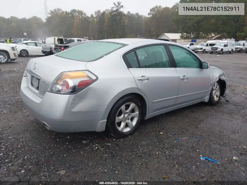 1N4AL21E78C152911 2008 Nissan Altima 2.5 S