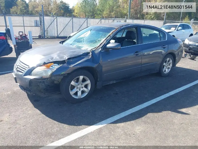 1N4AL21E48N501544 2008 Nissan Altima 2.5 S