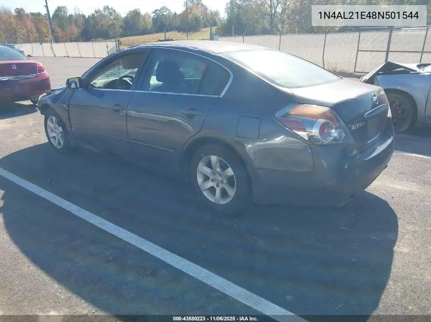1N4AL21E48N501544 2008 Nissan Altima 2.5 S