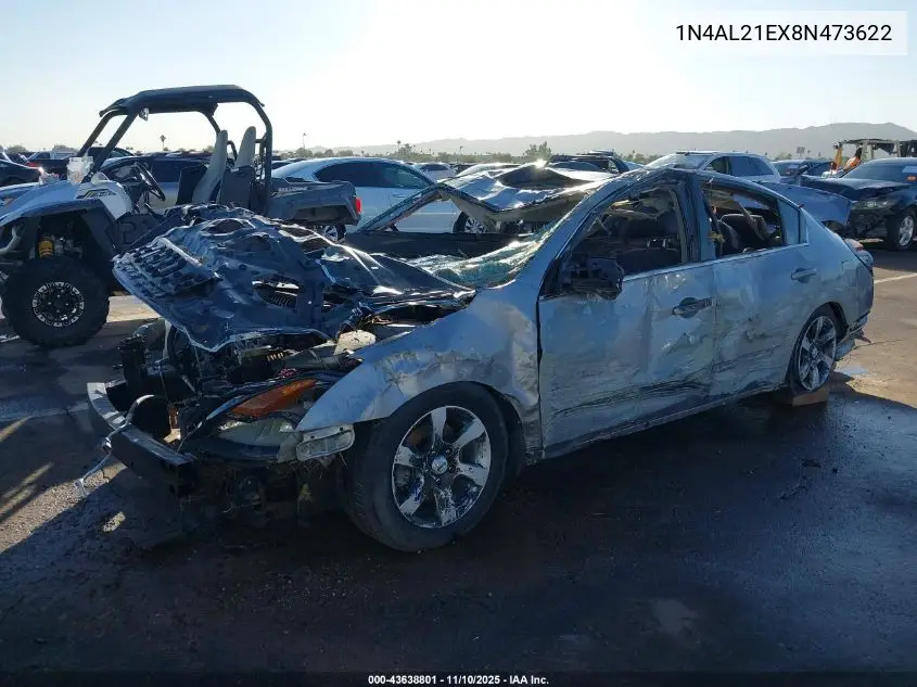1N4AL21EX8N473622 2008 Nissan Altima 2.5 S
