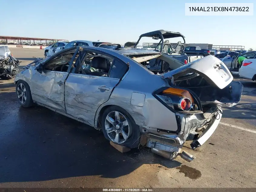 1N4AL21EX8N473622 2008 Nissan Altima 2.5 S