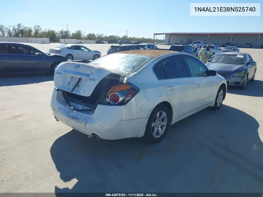 1N4AL21E38N525740 2008 Nissan Altima 2.5 S