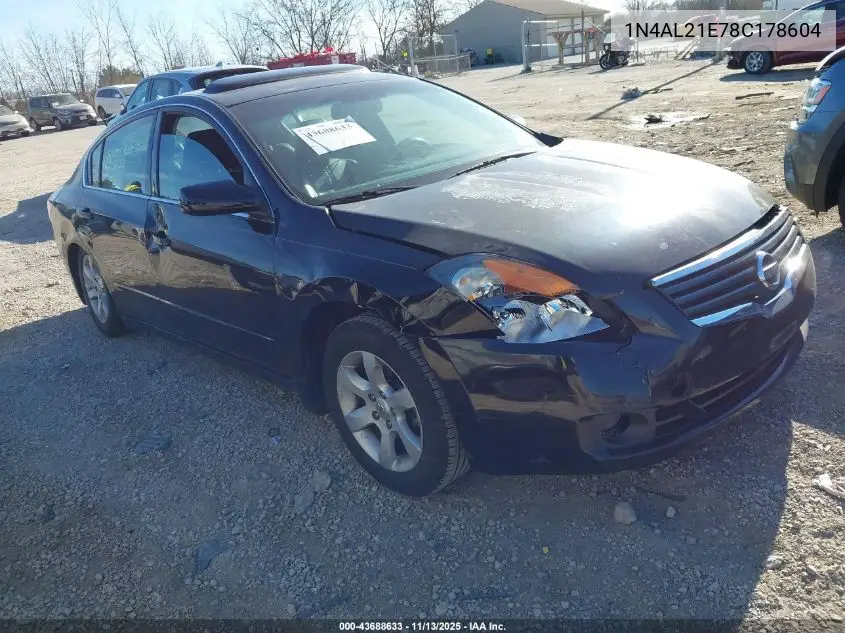 1N4AL21E78C178604 2008 Nissan Altima 2.5 S