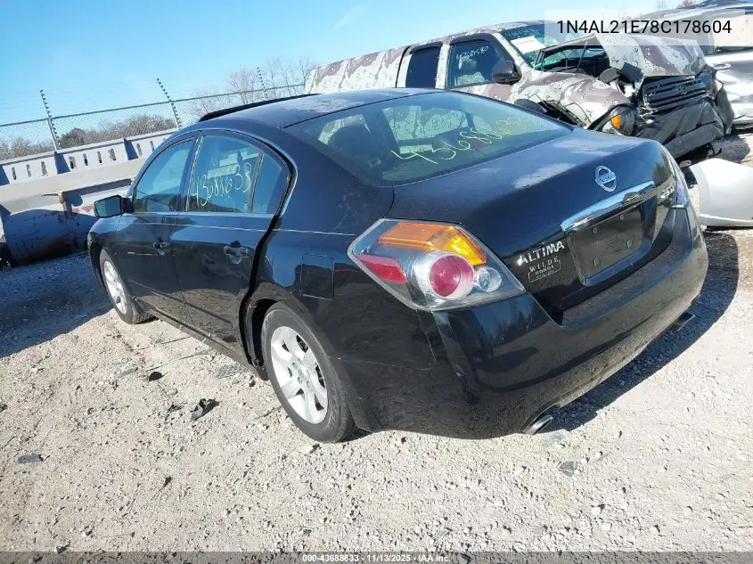 1N4AL21E78C178604 2008 Nissan Altima 2.5 S