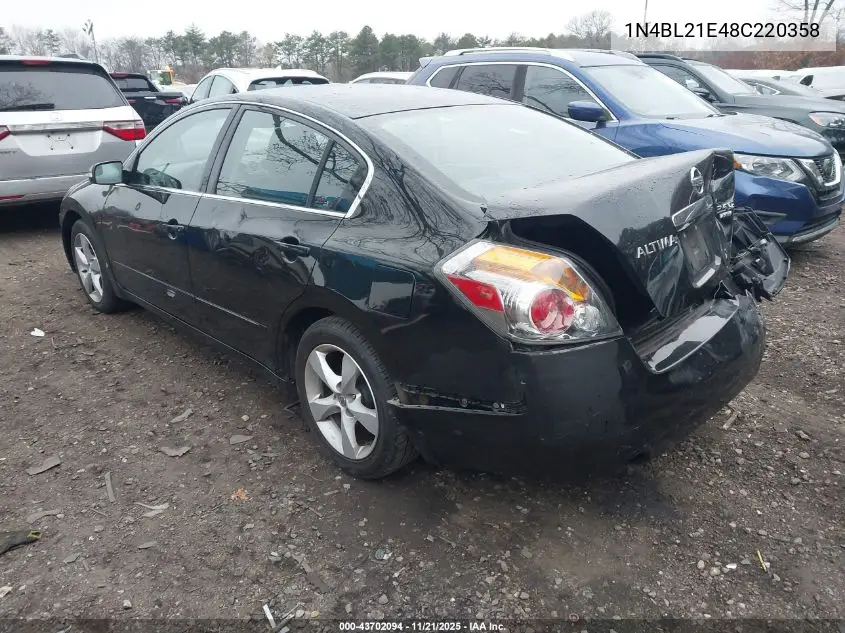 1N4BL21E48C220358 2008 Nissan Altima 3.5 Se