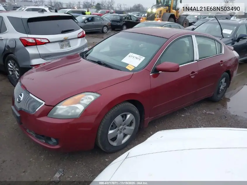 1N4AL21E68N503490 2008 Nissan Altima 2.5 S