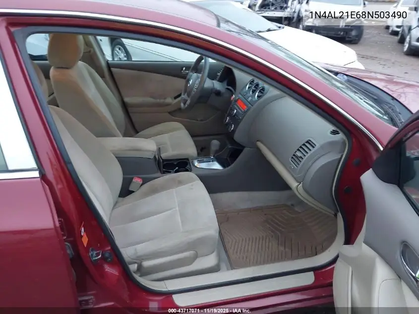 1N4AL21E68N503490 2008 Nissan Altima 2.5 S