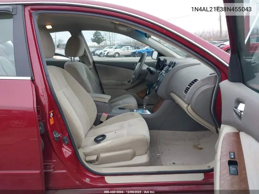 1N4AL21E38N455043 2008 Nissan Altima 2.5 S