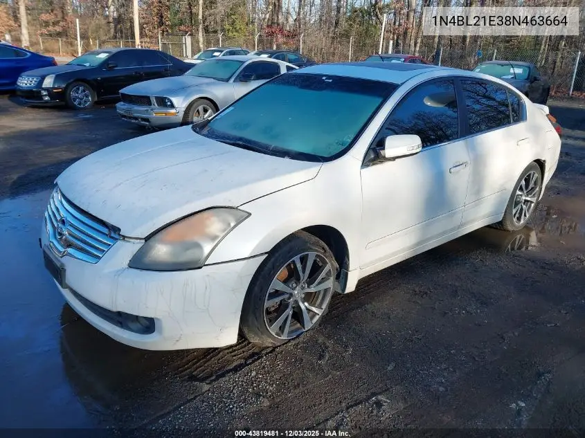 1N4BL21E38N463664 2008 Nissan Altima 3.5 Se