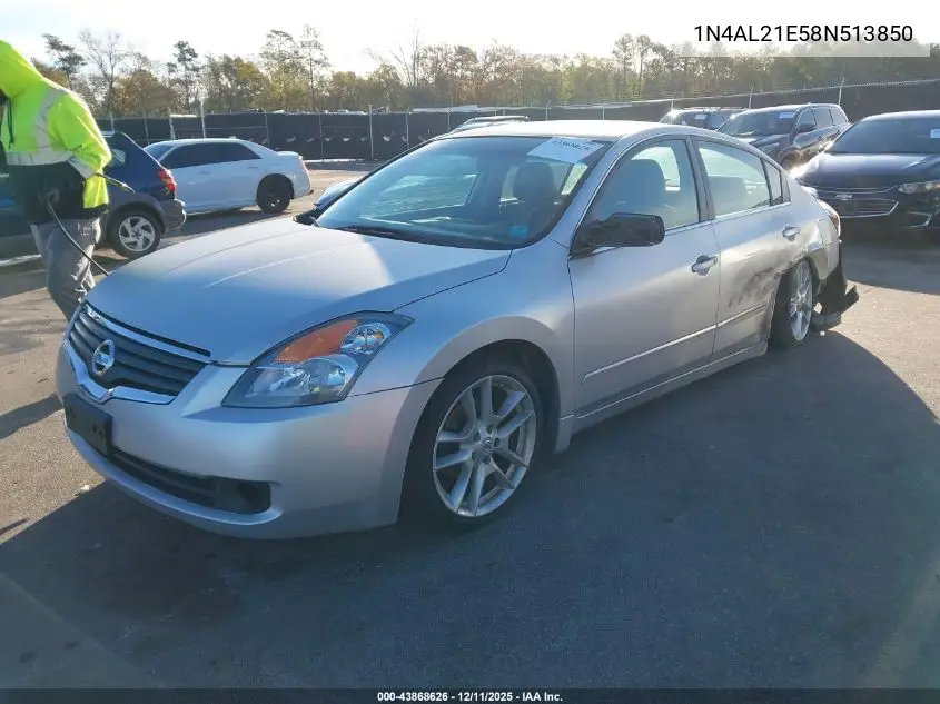 1N4AL21E58N513850 2008 Nissan Altima 2.5 S