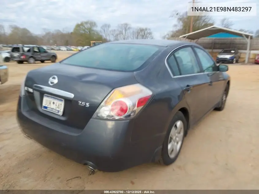 1N4AL21E98N483297 2008 Nissan Altima 2.5 S