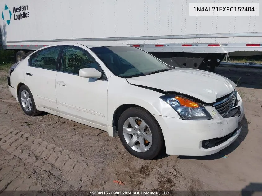 2009 Nissan Altima 2.5/2.5S VIN: 1N4AL21EX9C152404 Lot: 12088115