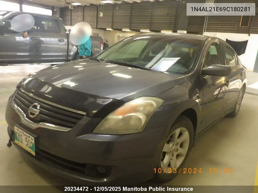 1N4AL21E69C180281 2009 Nissan Altima 2.5 S