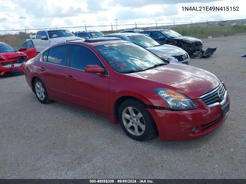 1N4AL21E49N415152 2009 Nissan Altima 2.5 S