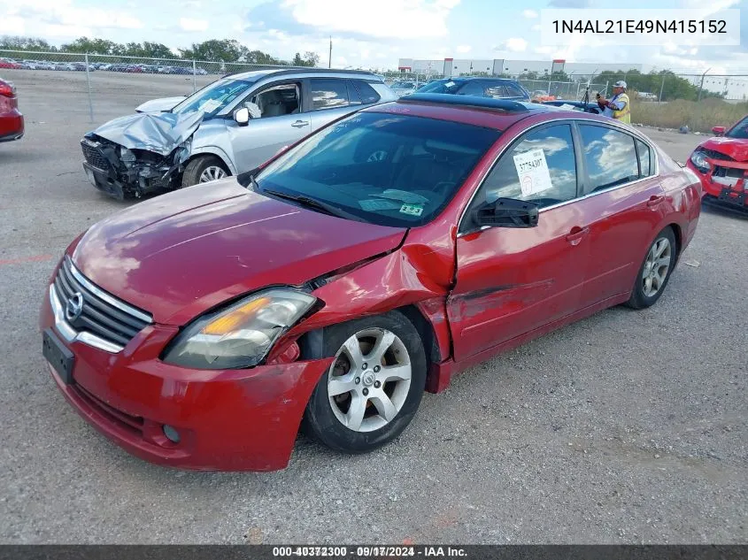 1N4AL21E49N415152 2009 Nissan Altima 2.5 S