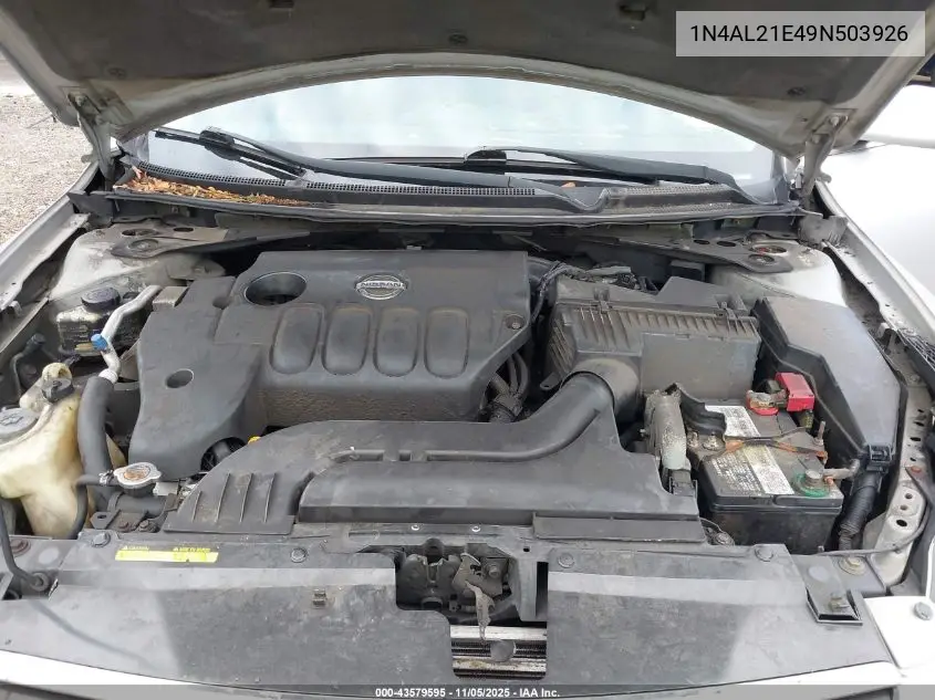 1N4AL21E49N503926 2009 Nissan Altima 2.5 S