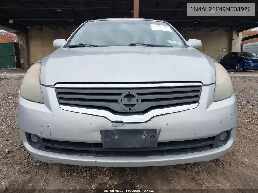 1N4AL21E49N503926 2009 Nissan Altima 2.5 S