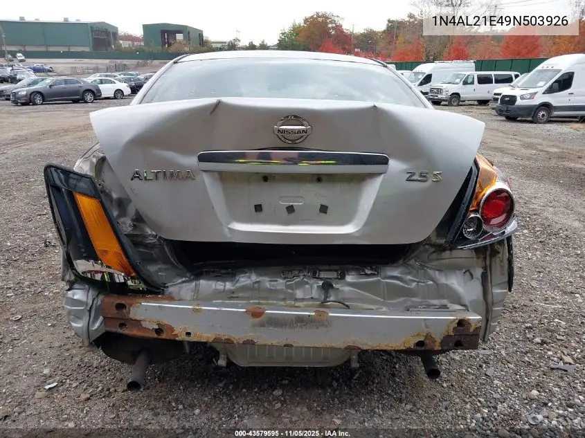 1N4AL21E49N503926 2009 Nissan Altima 2.5 S