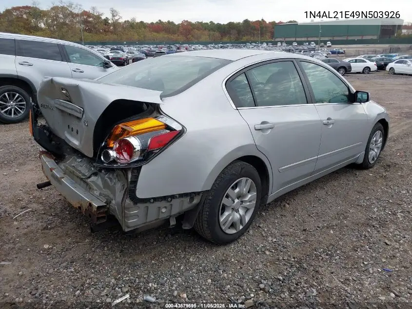 1N4AL21E49N503926 2009 Nissan Altima 2.5 S