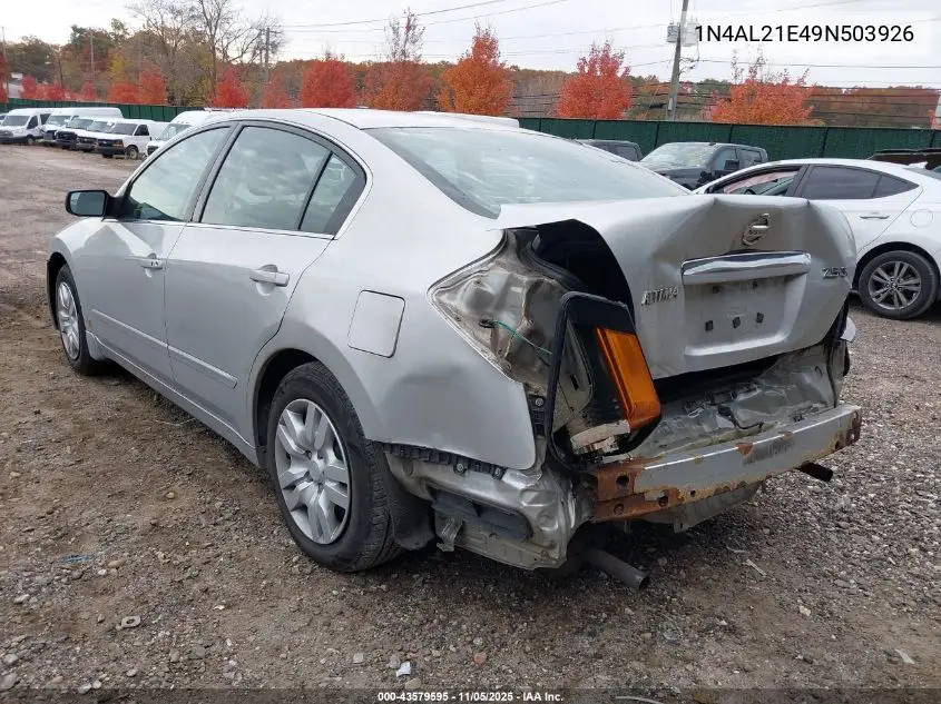 1N4AL21E49N503926 2009 Nissan Altima 2.5 S