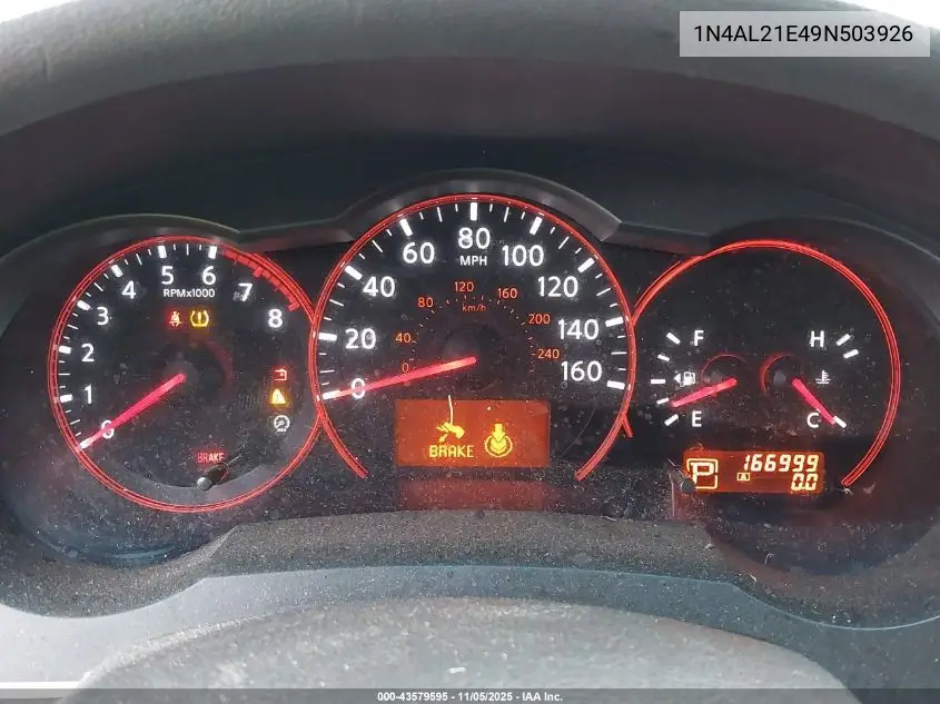 1N4AL21E49N503926 2009 Nissan Altima 2.5 S