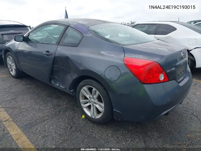 1N4AL24E19C193015 2009 Nissan Altima 2.5 S