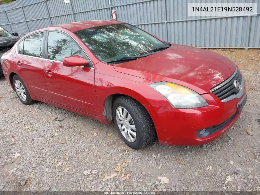1N4AL21E19N528492 2009 Nissan Altima 2.5 S