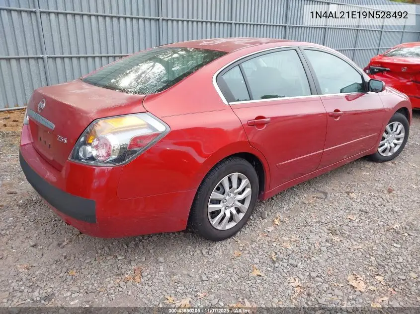 1N4AL21E19N528492 2009 Nissan Altima 2.5 S