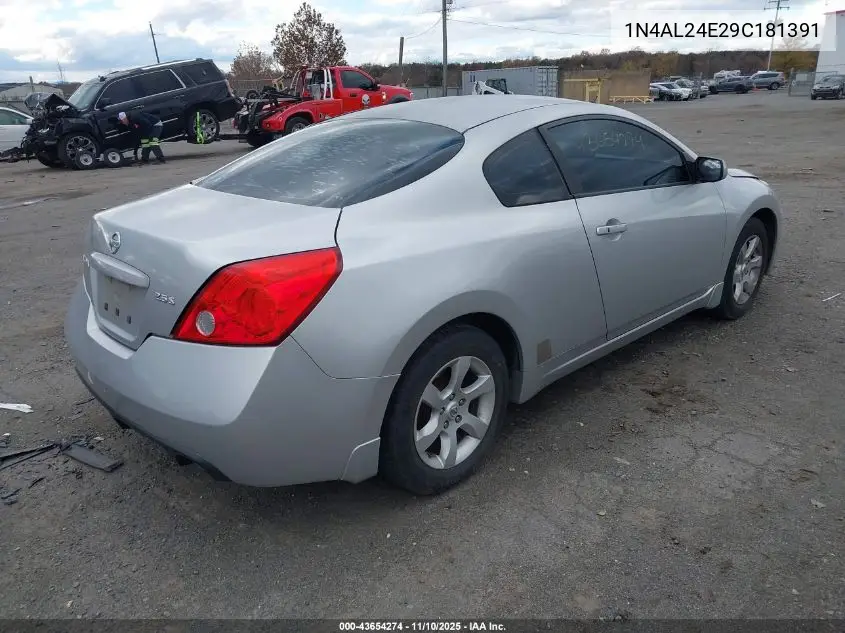 1N4AL24E29C181391 2009 Nissan Altima 2.5 S