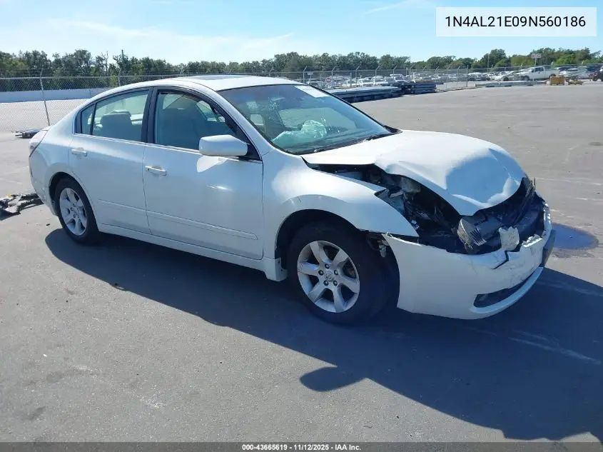 1N4AL21E09N560186 2009 Nissan Altima 2.5 S