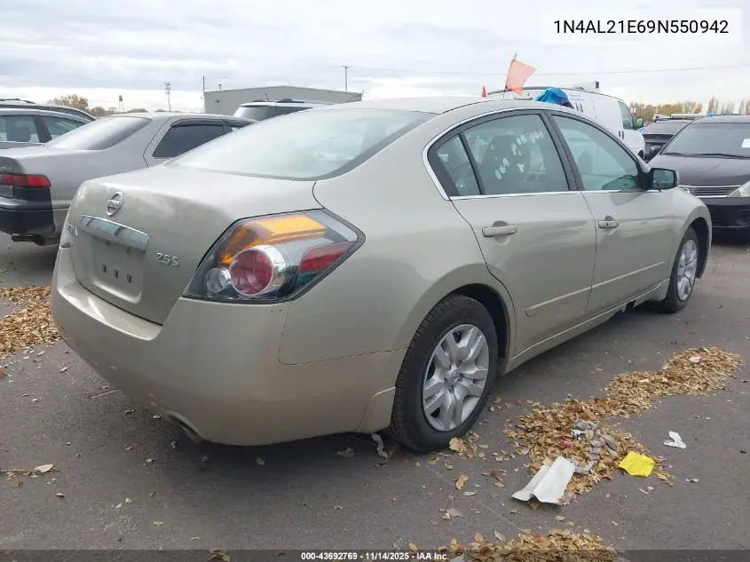 1N4AL21E69N550942 2009 Nissan Altima 2.5 S
